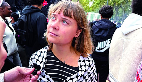 Greta backs French school protests over run-down schools