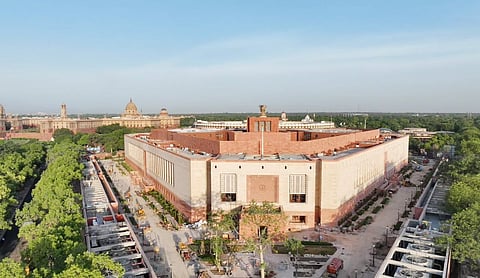 Representational image: File photo (2023). The new Parliament Building, New Delhi. Photo: Ministry of Parliamentary Affairs / Government of India (GODL-India).