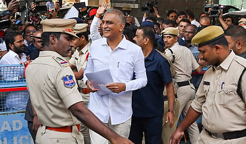 BRS leader T Harish Rao has opposed the proposed polytechnic merger and raised employee issues in Telangana. Photo: PTI