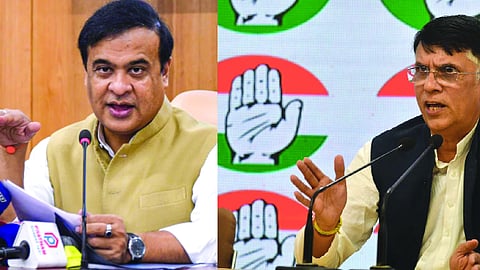 Himanta hits back after Congress attack