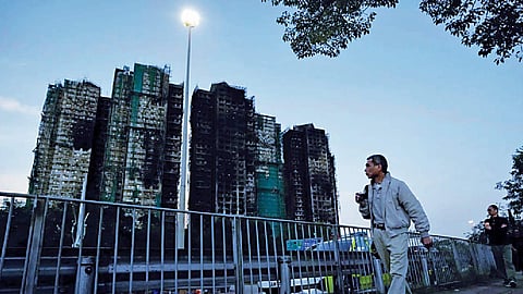 Hong Kong officials want to expand oversight of building maintenance