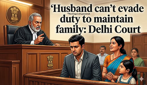 Husband can’t evade duty to maintain family: Delhi Court