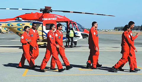 IAF’s Sarang Helicopter display team to take part in Singapore Air Show