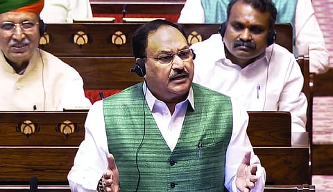 In RS, Nadda defends Delhi Police action at CPI(M) office