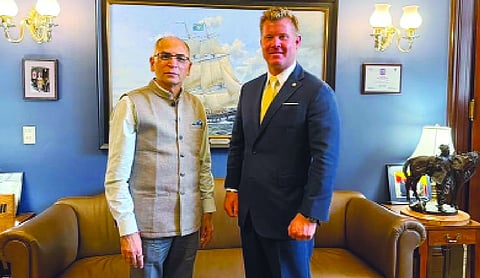 India’s envoy Kwatra meets US senator