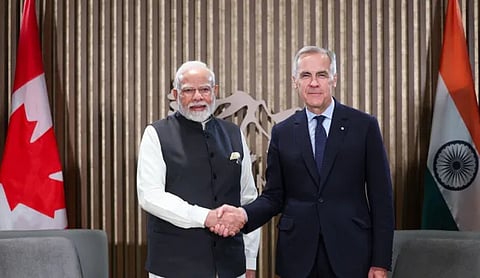 File photo: Prime Minister Narendra Modi with Canadian Prime Minister Mark Carney.