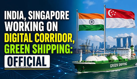 India, Singapore working on digital corridor, green shipping: Official