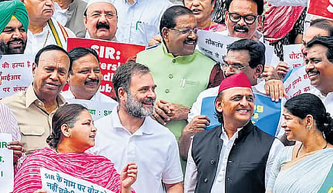 INDIA bloc set to raise alleged excesses against NEET protesters in Parliament; Rahul writes to Shah, TMC moves notice