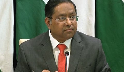 File photo: External Affairs Ministry spokesperson Randhir Jaiswal, NEW DELHI. (PTI Photo)