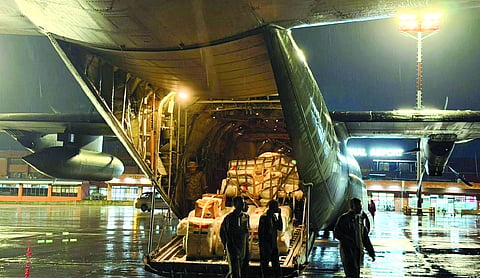 India provides 68.5 tonnes of relief