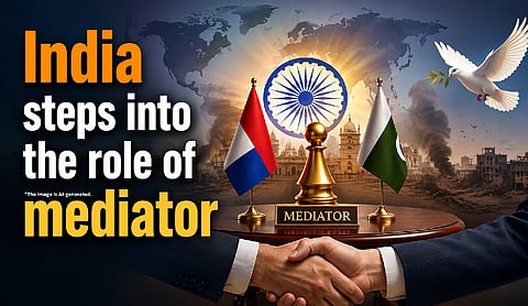 India steps into the role of mediator