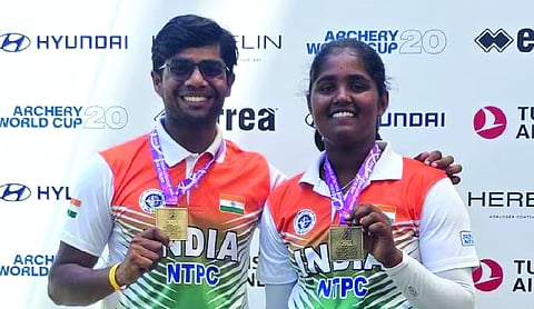 India stun Korea again, Dhiraj-Kumkum win mixed team gold