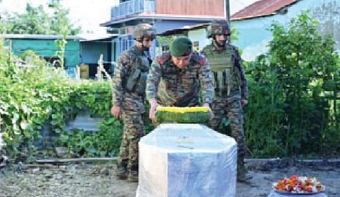 Indian Army pays tribute to Hav Warepam Govindchandra Singh
