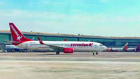 IndiGo flight lands safely at igia after engine failure