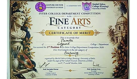 Inter-college fine arts contest held; 310 students participate