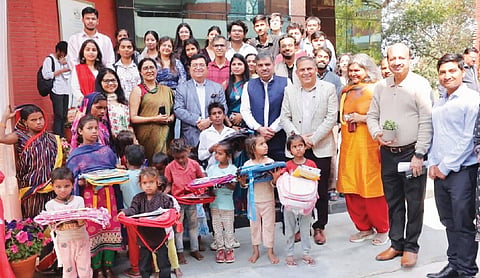 IP University celebrates Phoolon Ki Holi at Dwarka campus