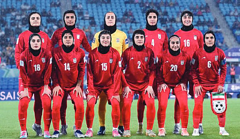 Iranian women’s soccer team returned home