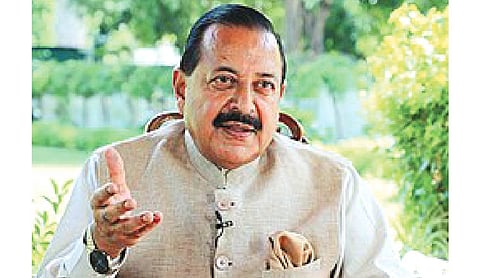 J-K: Union Minister Jitendra Singh reviews flight operations from Udhampur airport terminal