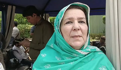 File photo. Imran Khan's sister.