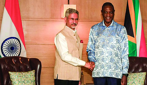 Jaishankar holds talks with South African Dy President