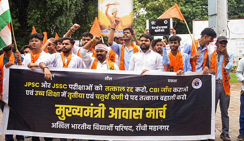 Jharkhand government holds talks with student groups amid paper leak protests