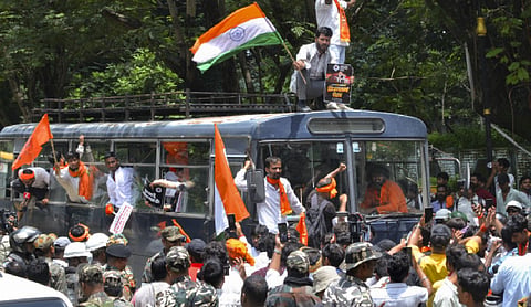 Jharkhand House adjourned twice amid BJP protest over students' baton charge