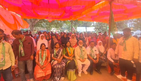 JMM stages statewide protests against MMDR Amendment Act, BJP launches awareness drive