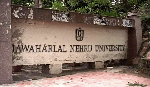 File photo: Jawaharlal Nehru University campus. (PTI Photo)