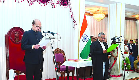 Justice Mohapatra sworn in as chief justice of Chhattisgarh HC