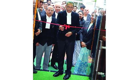 Justice Prakash Srivastava inaugurates cafeteria at NGT premises
