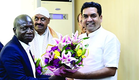 Kapil Mishra meets Nigerian minister, discusses agriculture