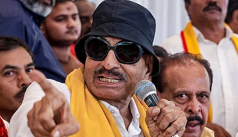 File photo: Pro-Kannada activist Vatal Nagaraj (PTI Photo)