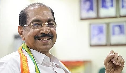 File photo: Keralam Minister Sunny Joseph at a public event, KANNUR. (PTI Photo)