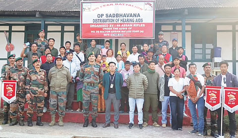 Khonsa Battalion Organises Camp Distribution of Hearing Aids under Operation Sadbhavana