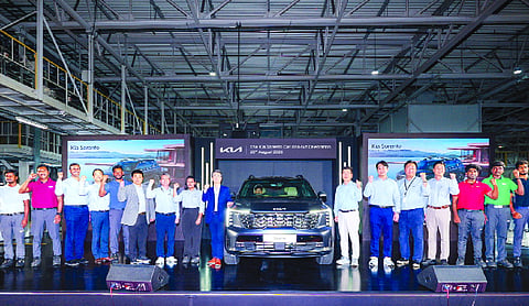 Kia begins Sorento production ahead of India launch