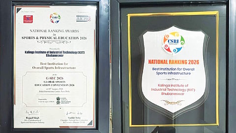 KIIT conferred national ranking award 2026 for outstanding sports infrastructure