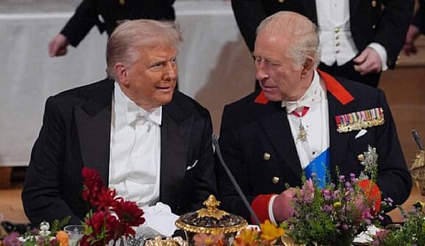 King Charles Jokes “You’d Be Speaking French” in Humorous Retort to Donald Trump During State Dinner