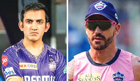KKR was stronger under Gambhir: Faf du Plessis
