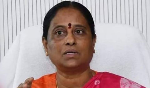 Former Telangana minister Konda Surekha. Image source: X