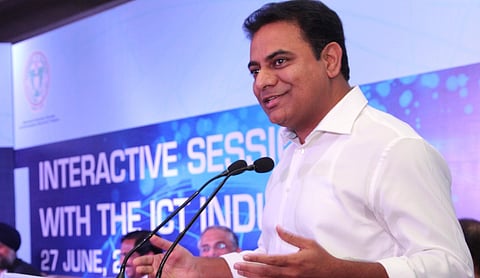 File photo: BRS working president KT Rama Rao. Photo: Dilkibaatein29/Wikimedia Commons, CC BY-SA 4.0.