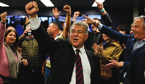 Laporta wins 5 more years as president of Barcelona after thousands vote in club election