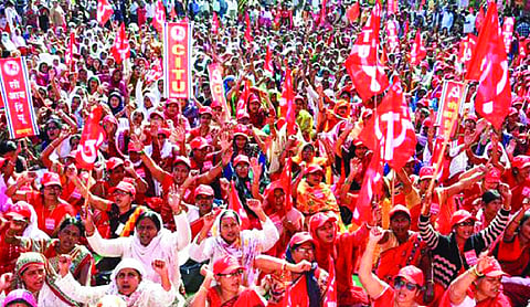 Left, CITU hit out at Centre for post-poll labour code push