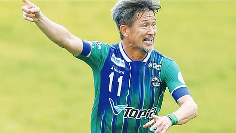 Life begins at 59 for the oldest professional soccer player