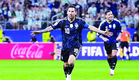 Lionel Messi becomes first to score in seven straight World Cup matches