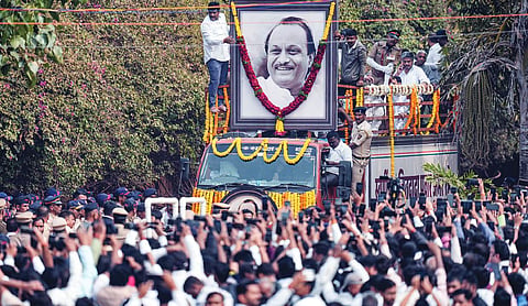 Maharashtra bids a tearful adieu to Ajit Pawar