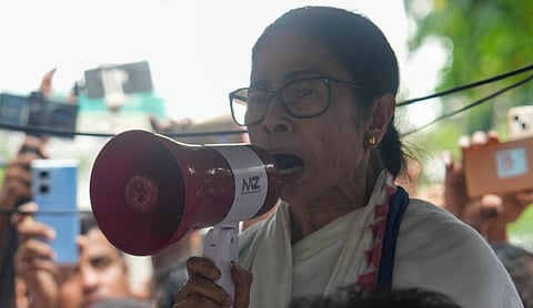Mamata Banerjee leads Kolkata protest over alleged attacks on TMC leaders and post-poll violence
