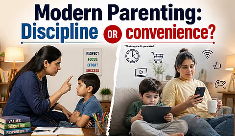 Modern Parenting: Discipline or convenience?