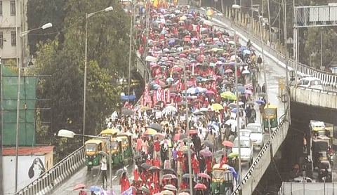 MP: Trade union strike sees protests in few districts