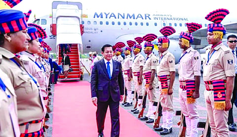 Myanmar President travels to China after India visit
