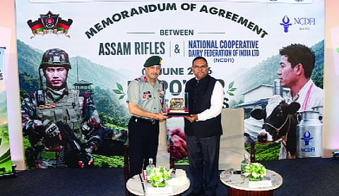 NCDFI, Assam Rifles sign MoA to bolster milk supply via cooperatives